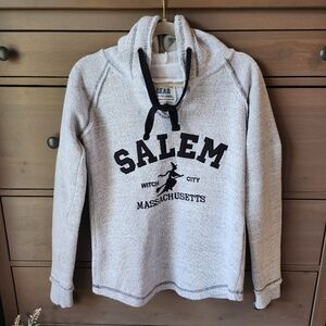 Salem Witch City Massachusetts Grey Heather Hoodie XS